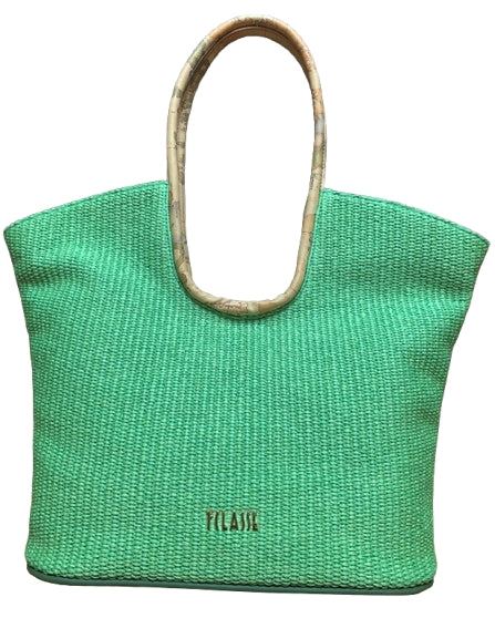 Alviero Martini 1a Classe Sunny Rafia Shopper LM LF45 9881  Col. 0634 Verde Chiaro