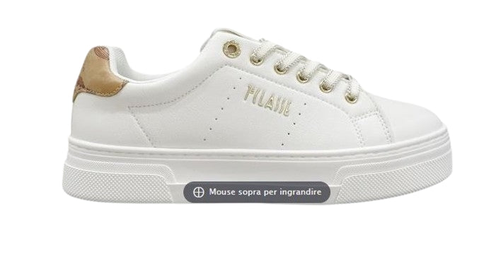 Alviero Martini 1A Classe Sneaker  pelle N 2412 0289  Col . X013 White/Beige Geo