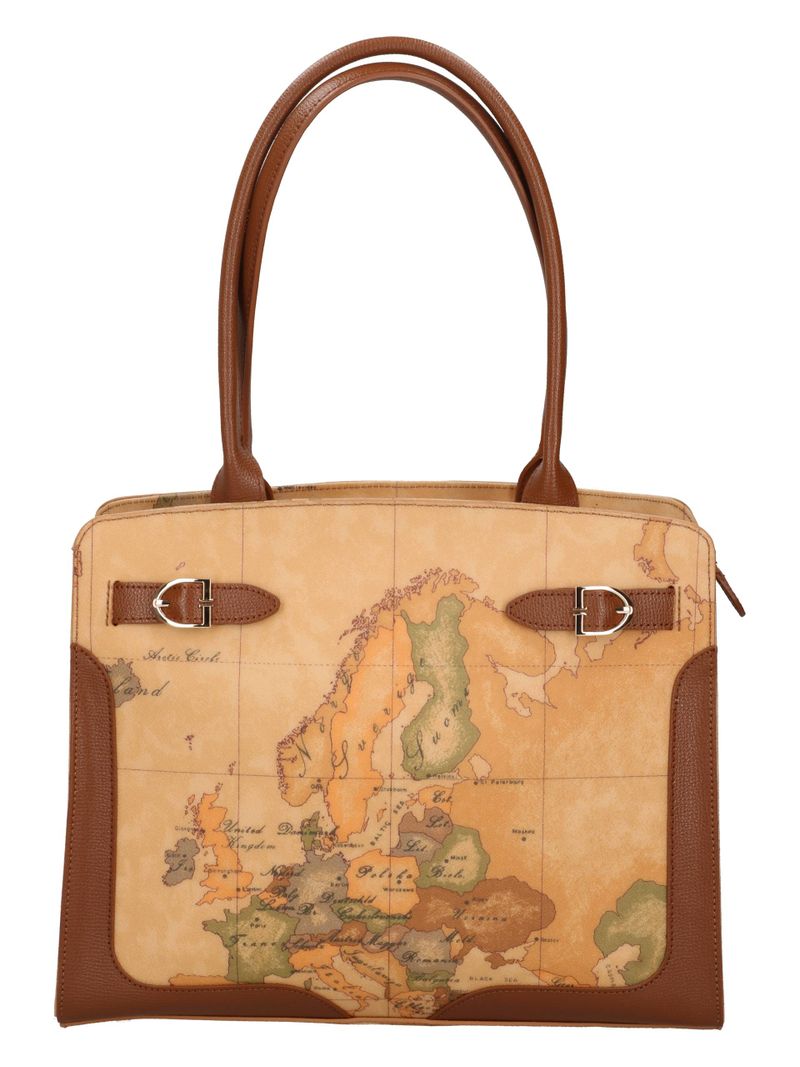 Alviero Martini 1A Classe Borsa Shopper L LD64 G611 Col. 0548 Castagna