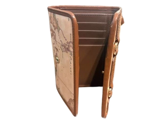 Alviero Martini 1A Classe Portafoglio Bifolder Medio L PQ57 S578 Col. 0548 Chestnut
