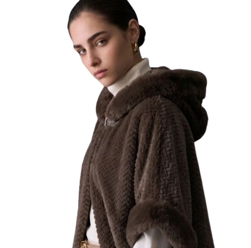 Liu Jo CAPPA FAKEFUR LASER 2F6051 T0300 Col. 00533 T.moro