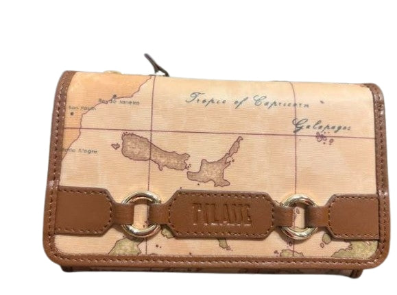 Alviero Martini 1A Classe Portafoglio Bifolder Medio L PQ57 S578 Col. 0548 Chestnut
