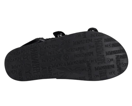 Patrizia Pepe Sandali Rete Strass PPJ338.01 Colore Nero