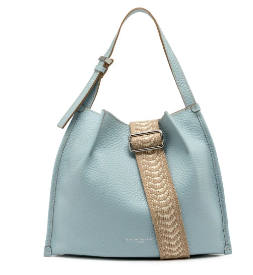 Gianni Chiarini  Borsa in Pelle Con Tracolla Dory BS 11636 RNGDBL-NAETN Sky - Caramello