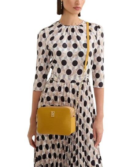 Alviero Martini 1A Classe Rich Winter Bag Tracollina Reporter 2 Zip LB08 R407 Col 0436 Olive Oil