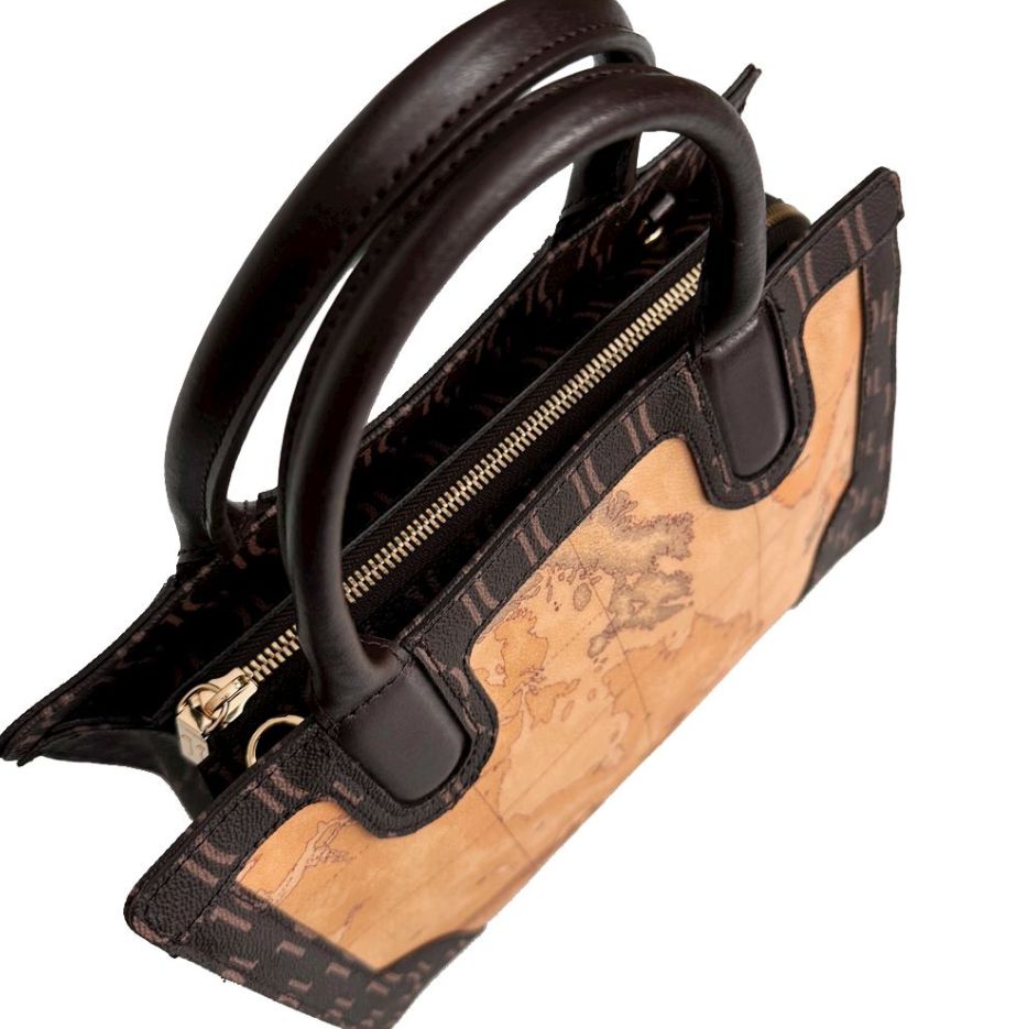 Alviero Martini 1A Classe Borsa A Mano C/Tracolla Enjoy Mix LM LB52 G614 Col 0504 Chocolate