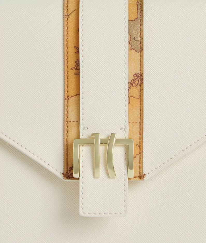 Alviero Martini 1A Classe Borsa A Tracolla Con Catena LC04 T407 Col 0905 Avorio