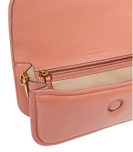 Pinko Borsa Love Box Baguette Marrone Aragona