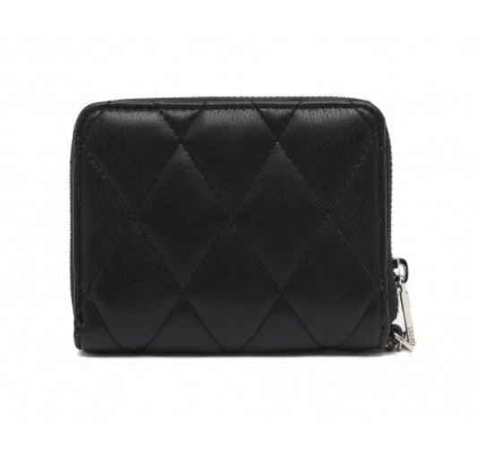 Liu Jo Portafoglio Trapuntato ECS M Zip Around Astilbe AF3363 E04266 Nero