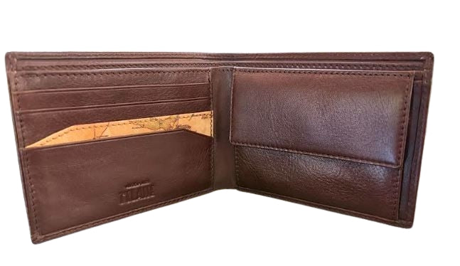 Alviero Martini 1A Classe Portafoglio Uomo In Pelle L PN81 8114 Col 0500 Dark brown