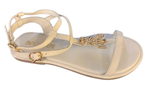 Patrizia Pepe Sandali In Pelle PPJ326.27 Bianco
