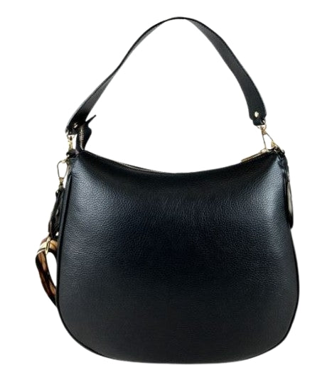 M BRC Borsa A Tracolla in Pelle Linea  Obona T080 Colore Nero