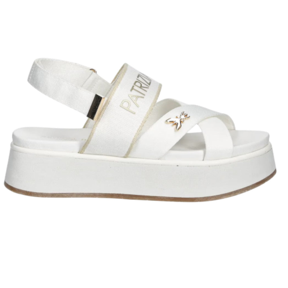 Patrizia Pepe Ciabatta Tessuto bianco PPJ333.06 Colore bianco