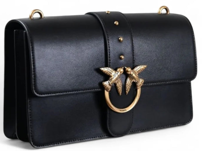 Pinko Love One Classic St. Small B. Vitello Seta PLTT 107621 Nero