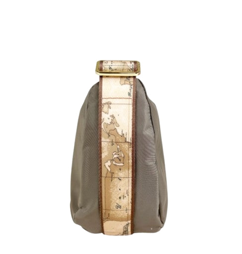 Alviero Martini 1a Care Nylon Metaverse Borsa A Tracolla Mezzaluna Grande L GZ66 9762 Col 0587 Rock Color