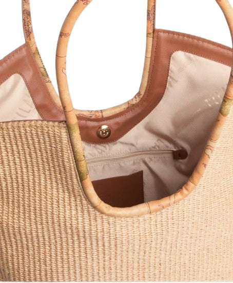 Alviero Martini 1a Classe Sunny Rafia Shopper LMLF45 9881 Col. 0578 Natural