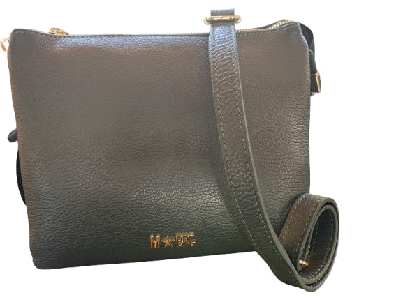 MBrc Borsa in pelle Linea Piuma G161 Verde