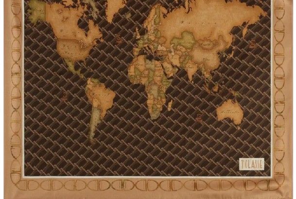 Alviero Martini 1A Classe Foulard Monogram 75x75  KF116 1799 Col 0010 Natural co