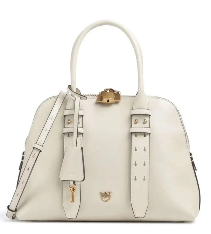 Pinko borsa Bowling Bag Medium  White