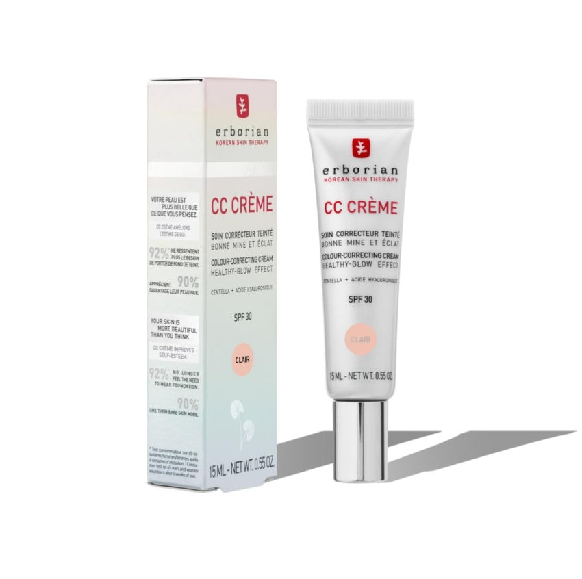 Erborian CC Creme Clair 15 ml Alla Centella Asiatica Crema Illuminante spf 30