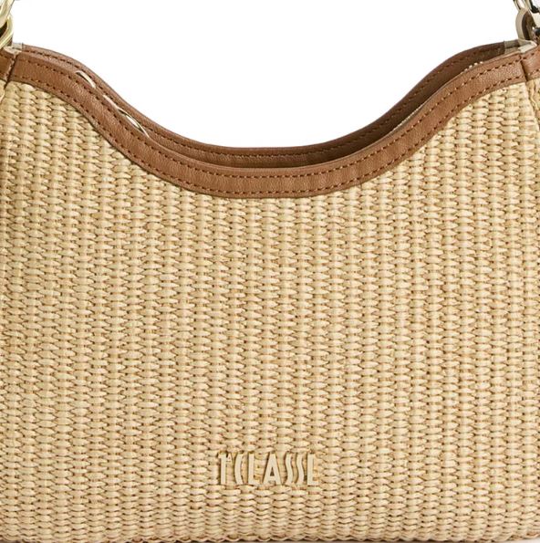 Alviero Martini 1A Classe Bambu' Sottospalla Rafia LM LC96 9881 Col 0578 Natural Color