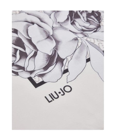 Liu Jo Ecs Foulard Roman Flower 2A6043 T2745 Col 22222 Nero