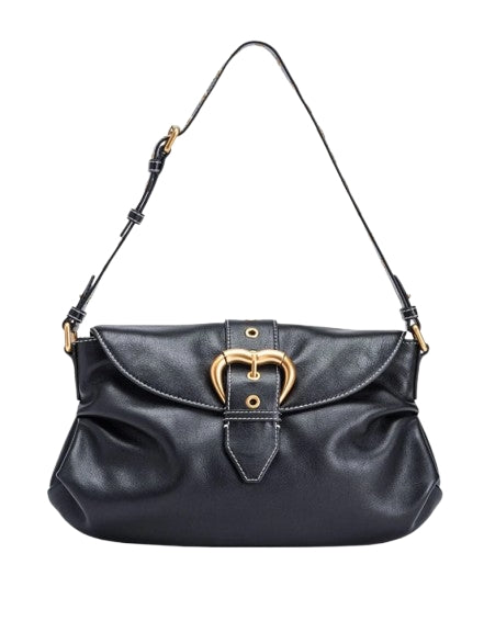 Pinko Jolene Shoulder Classic Pelle Black