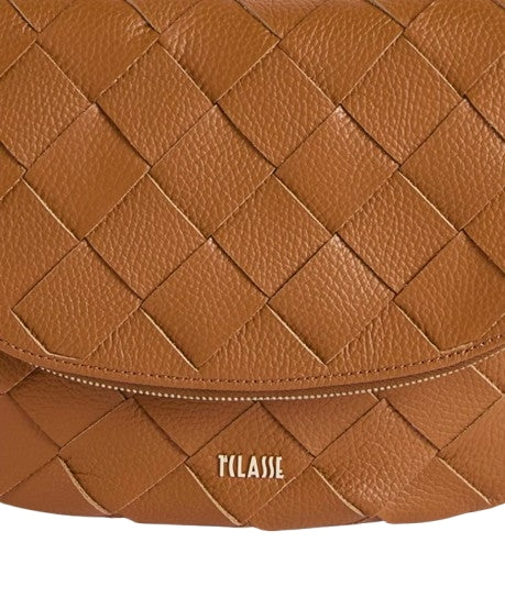 Alviero Martini 1A Classe Pura Leather Sottospalla Con Patta LC49 I630 Col 0970 Tabacco