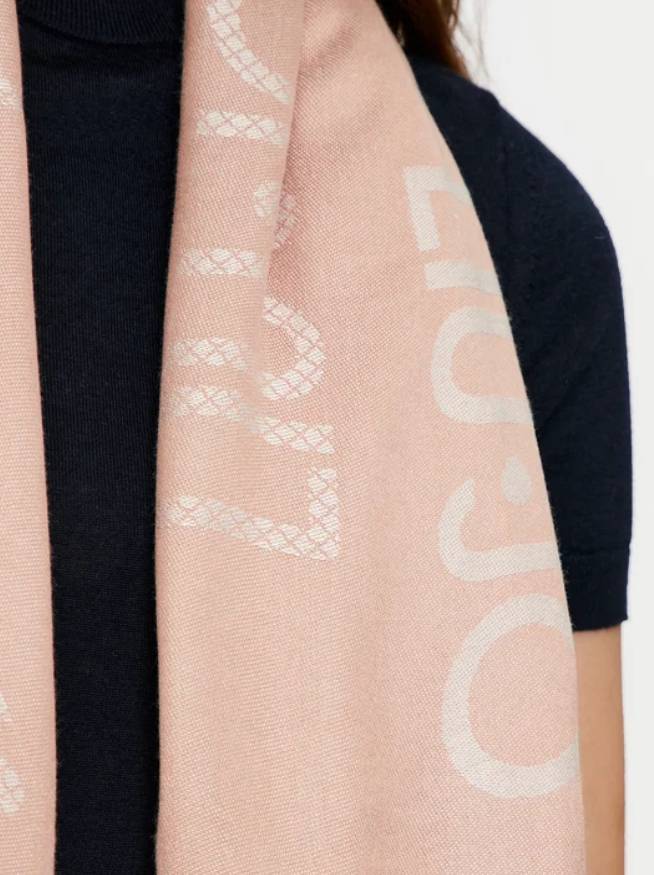 Liu Jo Stola 2F4002 T0300 Square Jacquard Bianco lana