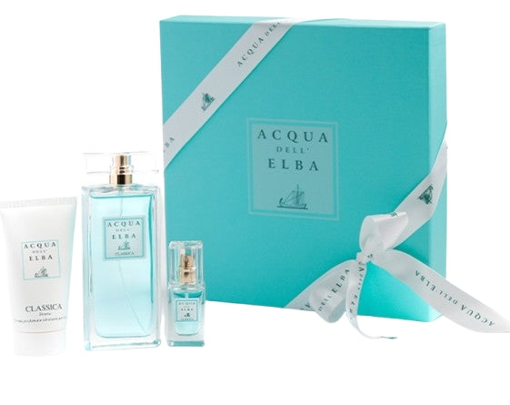 Confezione  Acqua Dell'Elba Classica  Donna Eau De Toilette 100 ml + 15 ml + crema 75 ml