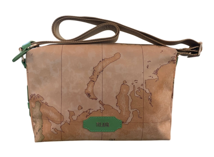 Alviero Martini 1A Classe Tracollina Soft Fusion Geo Classic  LC02 S578 Col 0623 Verde Bali