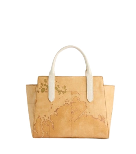 Alviero Martini 1A Classe Escape Geo Borsa A  Mano Con Tracolla Staccabile L LE61 G616 Col. 0905 Ivory