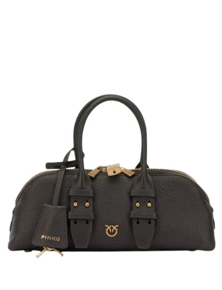 Pinko  Borsa  Bowling  horizontal bottolato   106169  Nero