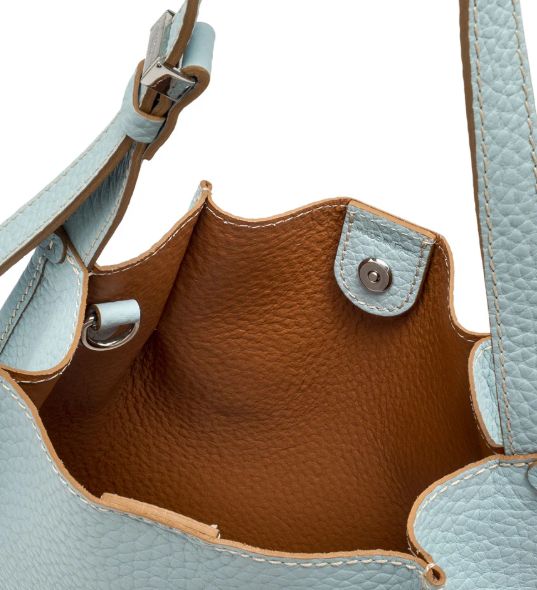 Gianni Chiarini  Borsa in Pelle Con Tracolla Dory BS 11636 RNGDBL-NAETN Sky - Caramello