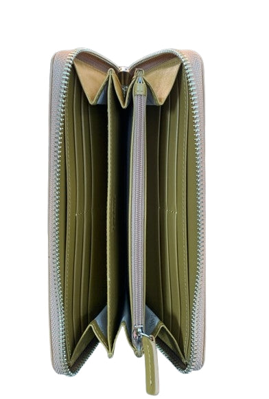 Alviero Martini Portafoglio Donna Zip Around  L PN61 8630 Col. 0436 Olive Oil