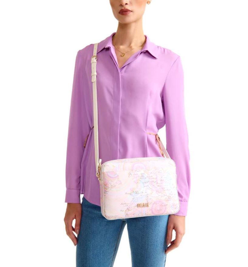 Alviero Martini 1A Classe Tracolla Reporter Geo Dots Art L LE72 9922 Col 0028 Multicolor