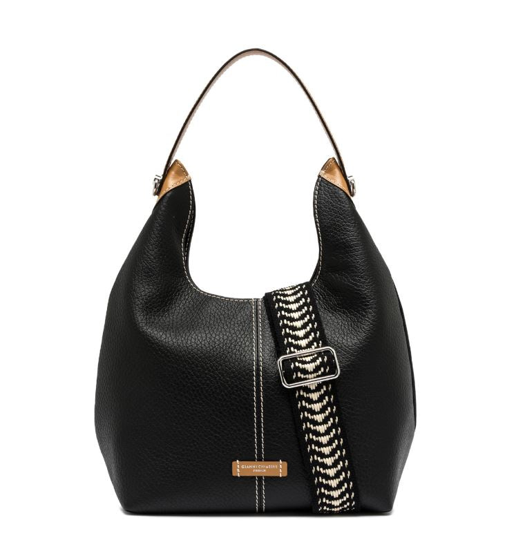 Gianni Chiarini  Borsa in pelle a spalla ALESSANDRA BS 11357 TKL-NAETN Nero