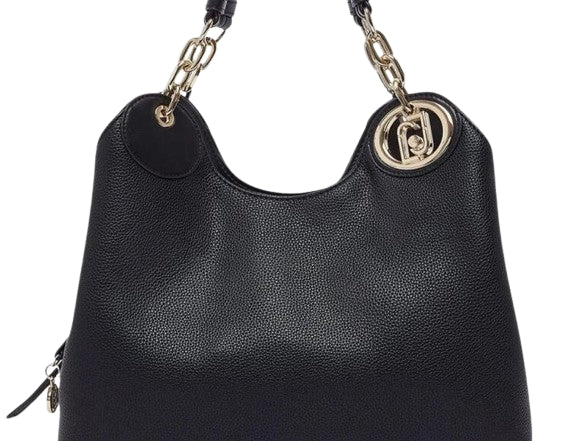 Liu Jo Borsa A Mano   M SATCHEL   FAIZA AF6024  ES039 Col. B1848 Nero/brass