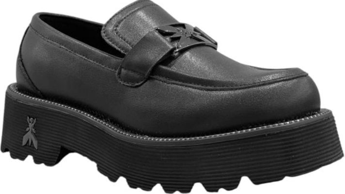 Patrizia Pepe Mocassino Pelle Con logo Fly  PPJ887.01 Nero