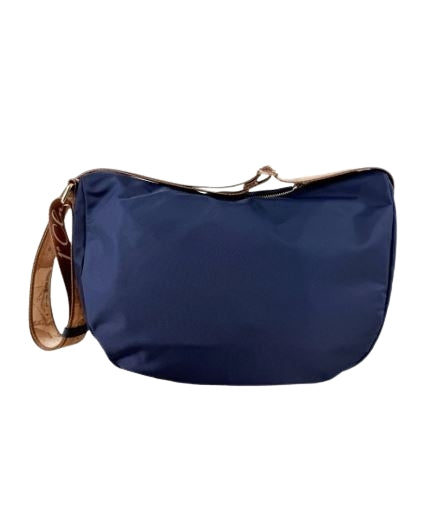 Alviero Martini 1a Classe  Tracolla mezzaluna grande Nylon  L LB84 9762 Col.  0100 Midnight  B