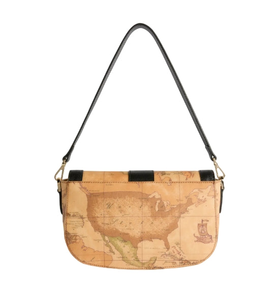 Alviero Martini 1A Classe Borsa Valley Geo tracolla Nera LD66 G611 COL.0001