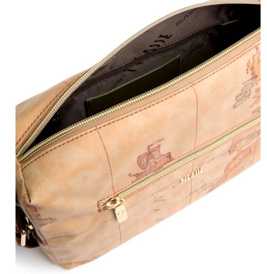 Alviero Martini 1A Classe Borsa con Tracolla Highland Soft LLD38 S578 Col 0609 Moss Green/Verde Muschio