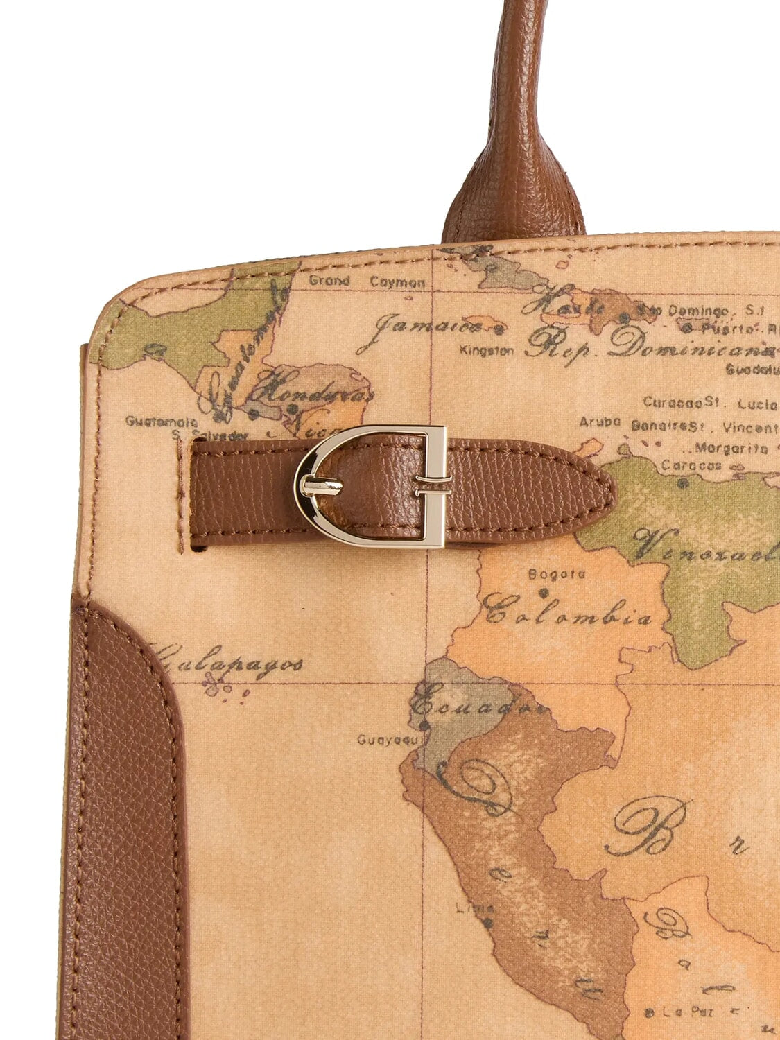 Alviero Martini 1A Classe Borsa A Mano e Tracolla  L LD63 G611 Col. 0548 Castagna
