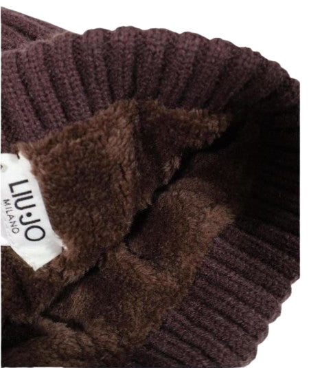 LIu Jo    Beanie   treccepon pon   2F6008 MA33S  Col. 00533 T.  MORO
