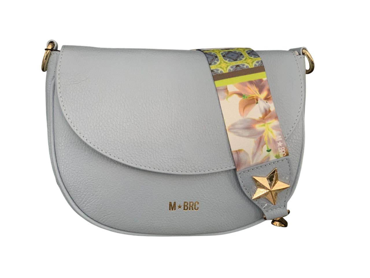 M BRC Borsa  In Pelle Linea Obona  C078  Celeste