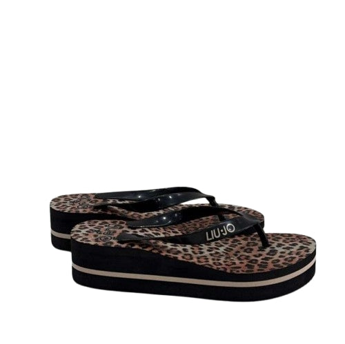 Liu Jo Ciabatta alta beach VA6178 E1005 Col. V9789  Animalier