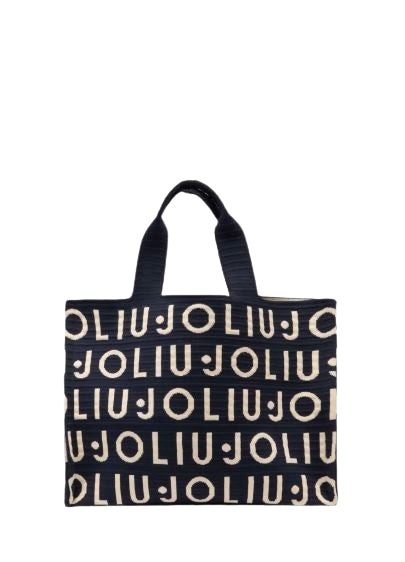 Borsa  Liu Jo  L  Tote  knitted  Logo 2A6026 M0300 Col. 94111 Blue sky