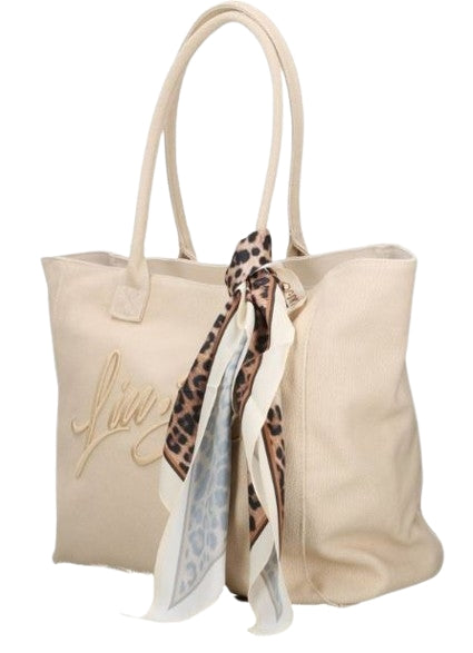 Liu Jo Borsa  Shopper in  cotone  L  TOTE VA6191 T546A Col. 31308 Tela