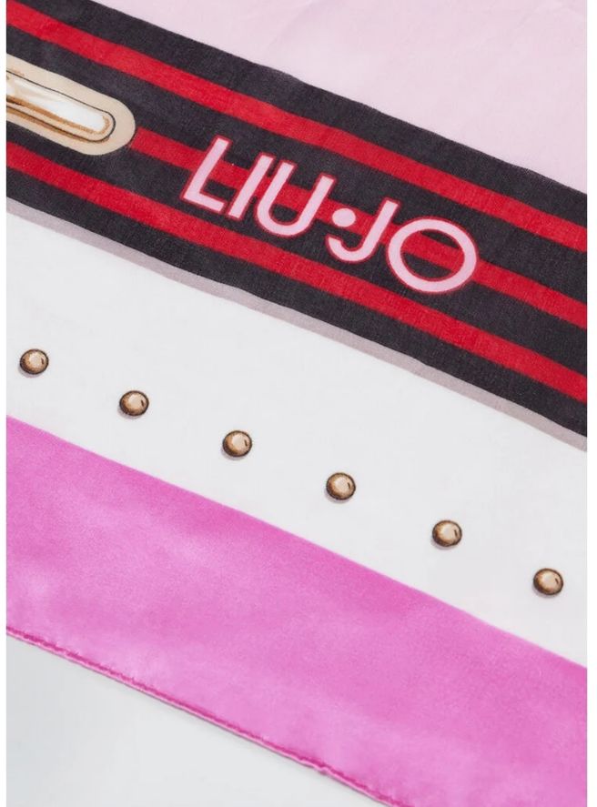 Liu Jo Ecs Foulard Striped Art 2A5041 T0300 Col 51906 Rose
