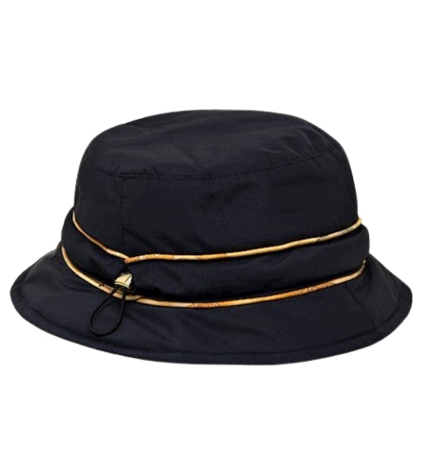 Alviero Martini 1A Classe Cappello Cloche  Taglia M   LH156 9176 Black